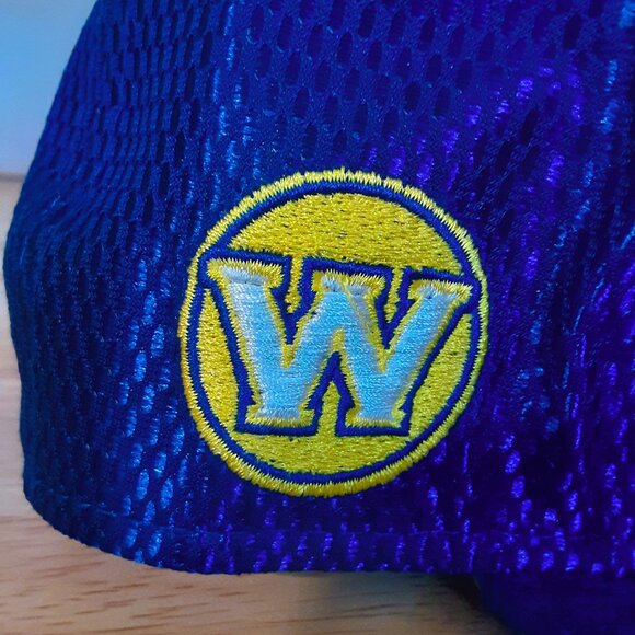 Golden State Warriors Hat – (New Era 9Fifty Snapback – Blue Suede Bill) - Picture 3 of 5